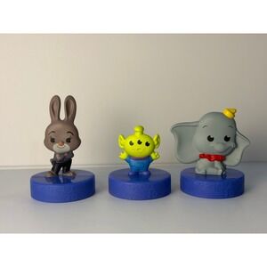 McDonalds Disney 70th Anniversary Happy Meal Toys Bundle [Figures only]